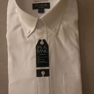 Jos. A. Bank Men's Classic White Dress Shirt